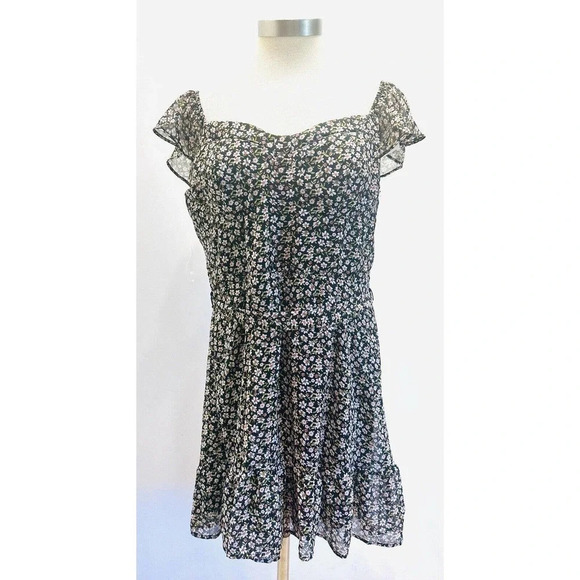 Lily Rose Other - NWT LILY ROSE Junior Sleeveless Pullover V-Neck Lined Floral Skater Dress Sz XXL